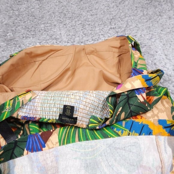 House of Harlow 1960 Linen Blend Toucan Tropical Mini Dress NWT Women's Size XL - Picture 10 of 14